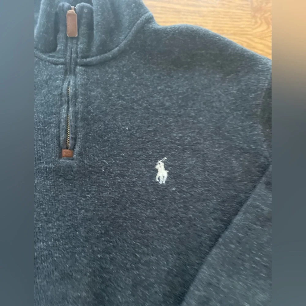 Ralph Lauren Polo Mens Quarter Zip Pullover Sweater EUC - Picture 3 of 9